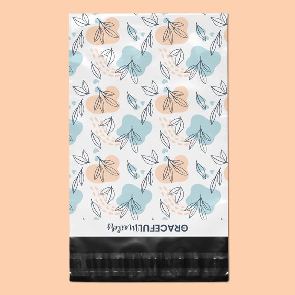 Faithful Floral 6x9 Custom Poly Mailer Envelopes - Picture 2 of 6